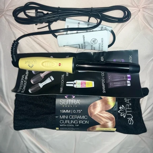 Mini Tourmaline Ceramic Curling Iron (3/4". 19mm) - Picture 2 of 12